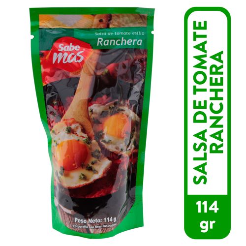 Salsa Tomate Sabemas Tipo Ranchera - 114gr