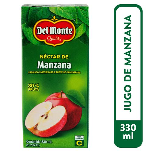 Jugo Del Monte Nectar Manzana- 330 ml