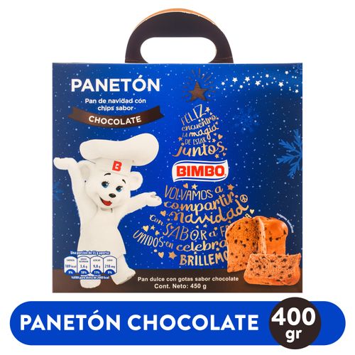 Paneton Chips Choco 450gr