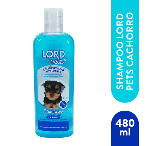 Shampoo Lord Pets Perro Cachorro -480ml