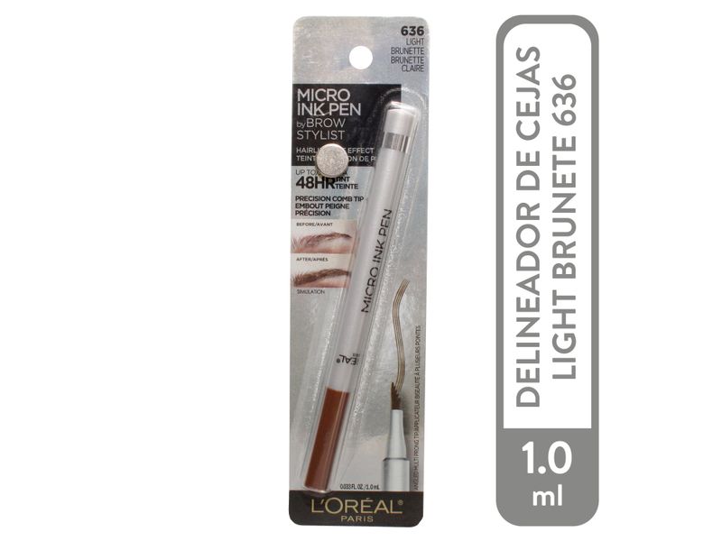 L-piz-De-Tinta-Para-Cejas-L-Or-al-Paris-Micro-Ink-Pen-Semipermanente-Light-Brunette-1-0gr-1-24285