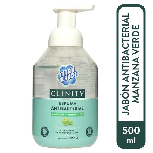 Espuma Magia Blanca Antibacterial Manzana Verde Y Té - 500ml