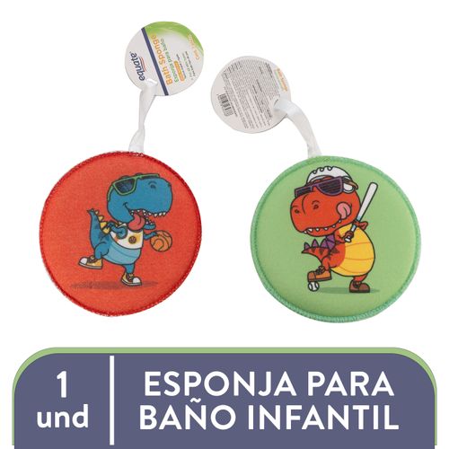 Esponja Para Bano Equate Infantil 1P