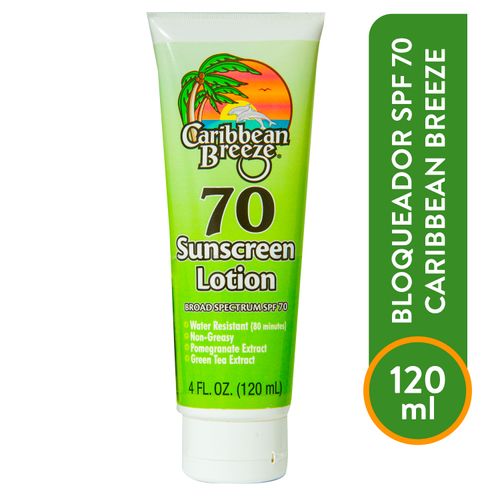 Protector solar Caribean Breeze FPS70 - 120 ml