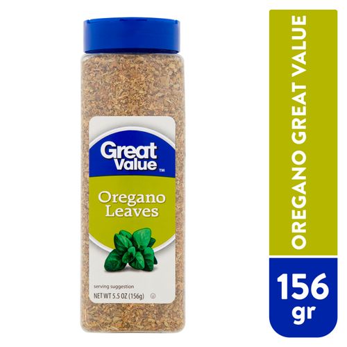 Hojas Great Value de orégano - 156 g
