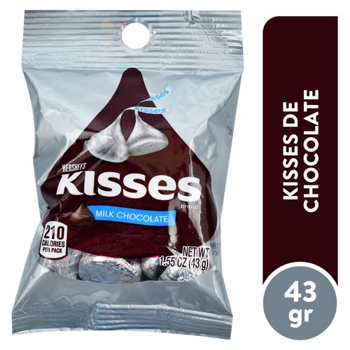Chocolate Hersheys Kisses Regular - 43Gr