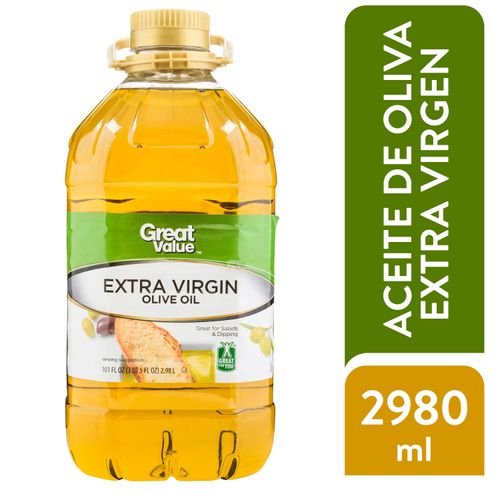 Aceite Great Value Extra Virgen- 2980ml