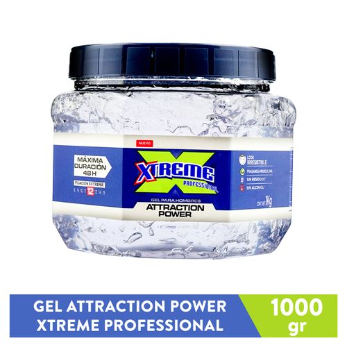 Gel Attraction Xtreme Hombre Envase-1000gr