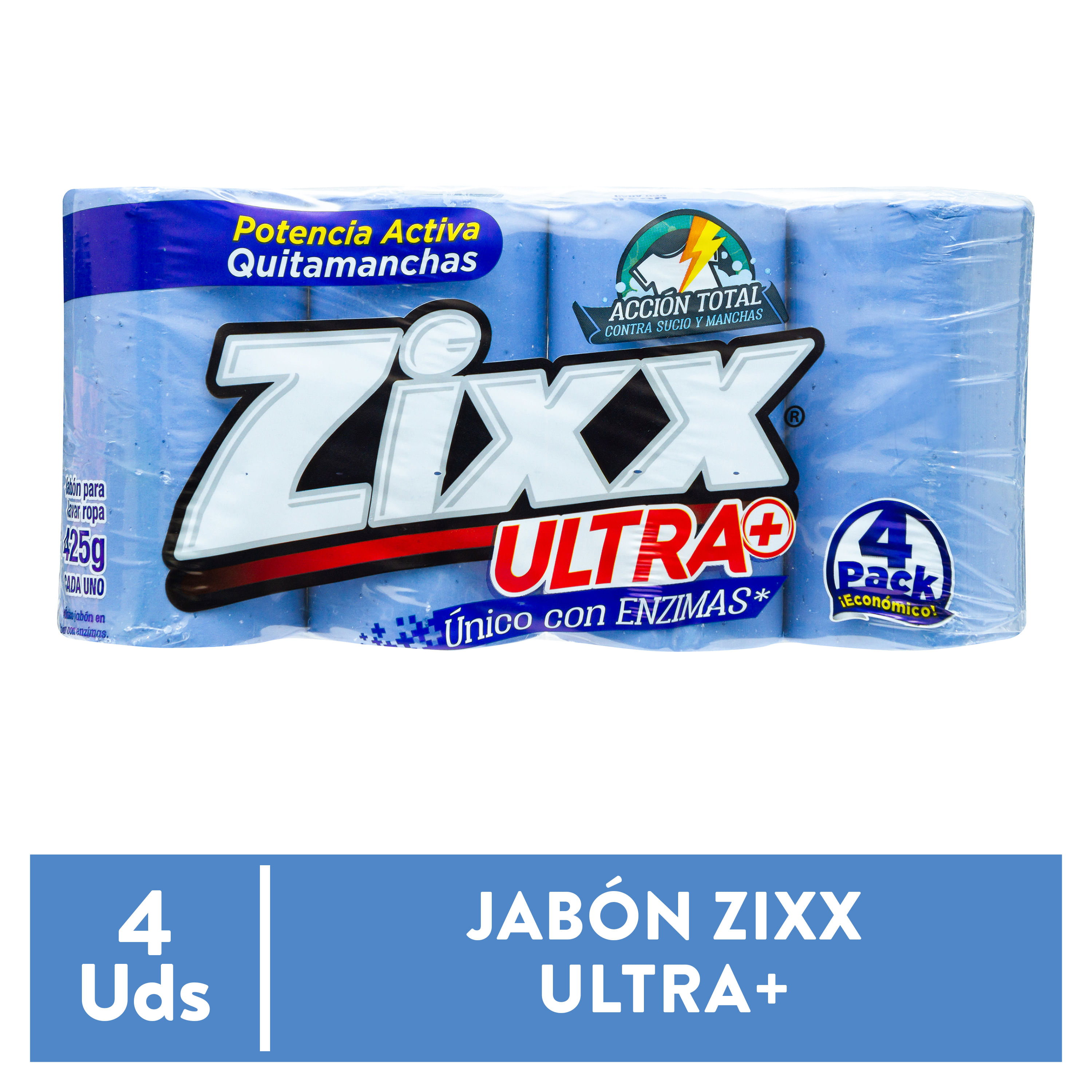 Comprar Jabón Zixx Maxima Limpieza Azul 1700gr Walmart Honduras 8542