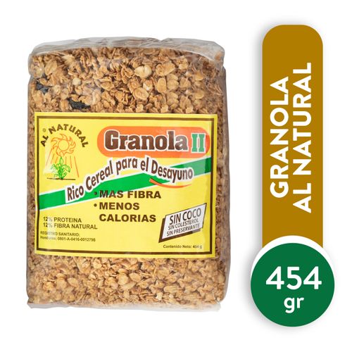 Granola Al Natural Sin Coco - 454Gr