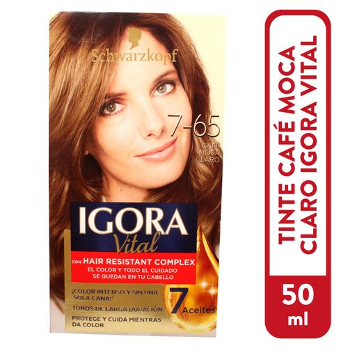 Tinte Igora Vital 7 65 Negro Kit 50Ml