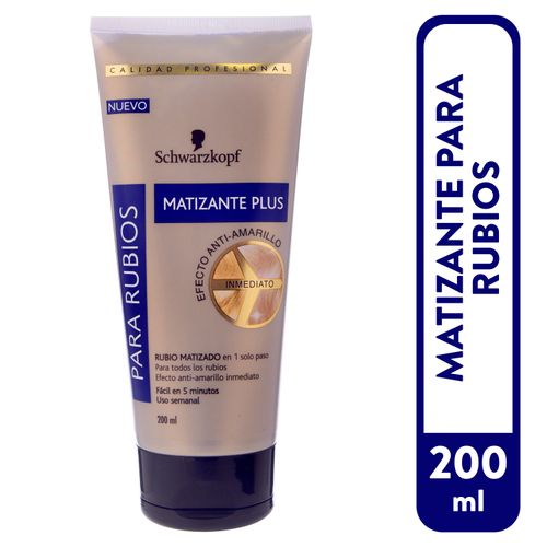 Tratamiento Igora Mati Plus Rubios 100Ml