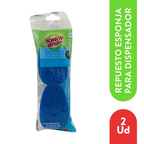REPUESTO DISHWAND SCOTCH BRITE NO RAYAS - 2Uds