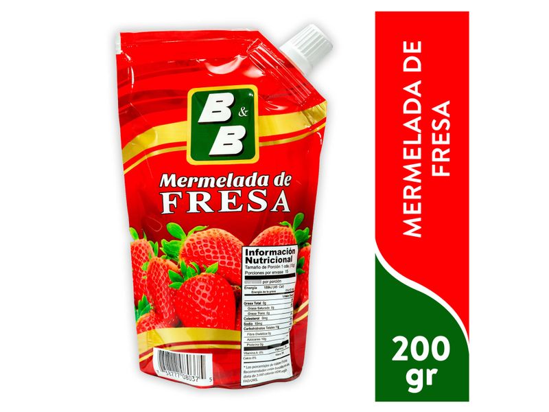 Comprar Mermelada B&B De Fresa Doy Pack - 200Gr | Walmart Honduras