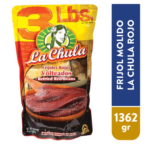 Frijol La Chula Molidos Rojo - 1362gr