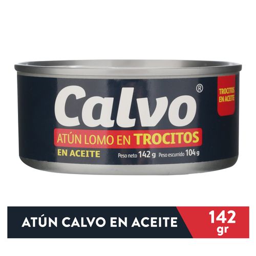 Atún Calvo Trocitos En Aceite - 142gr