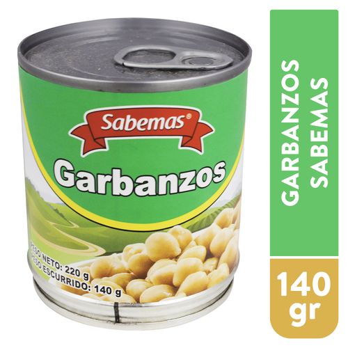 Garbanzos Sabemas En Lata - 140gr