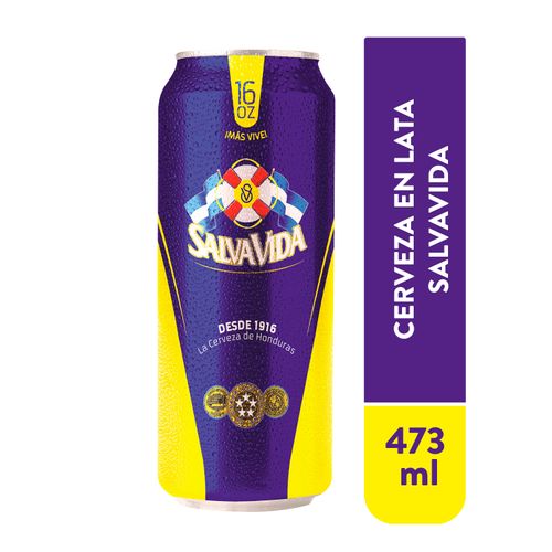 Cerveza Salvavidas En Lata -473ml