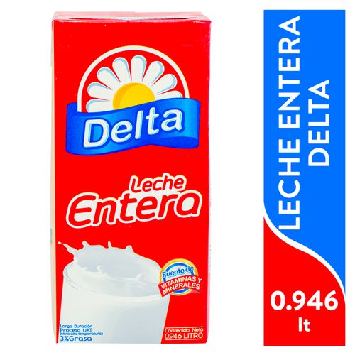 Leche Delta Uht Entera - 946Ml