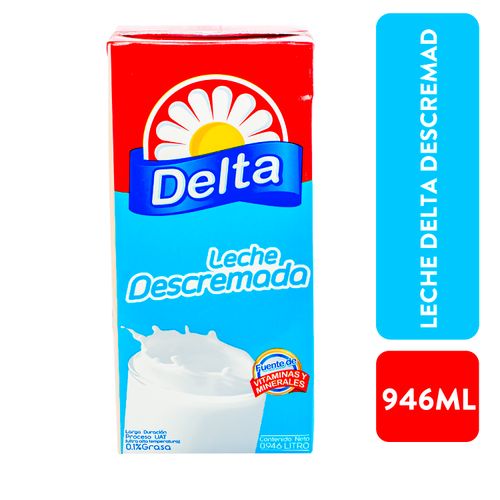 Leche Delta Uht Descremada - 946Ml