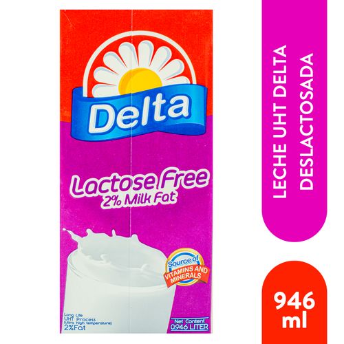 Leche Delta Uht Deslactosada - 946Ml