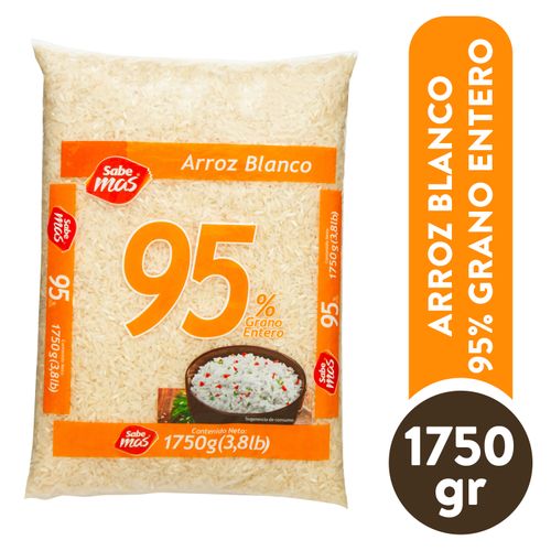 Arroz Sabemas Blanco 95% Grano Entero - 1750 g