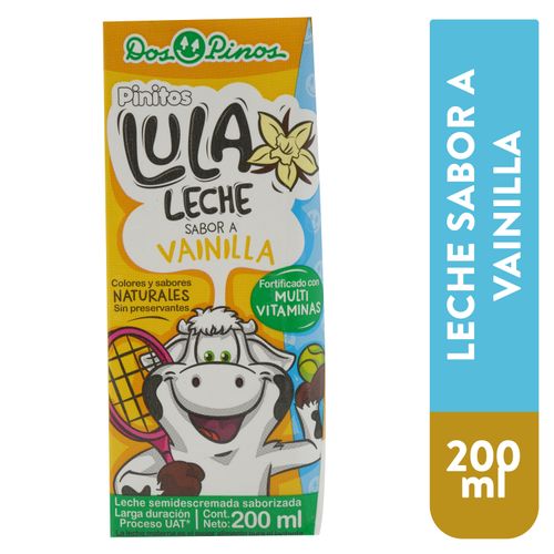 Leche Dos Pinos Lula Saborizada Vainilla - 200Ml