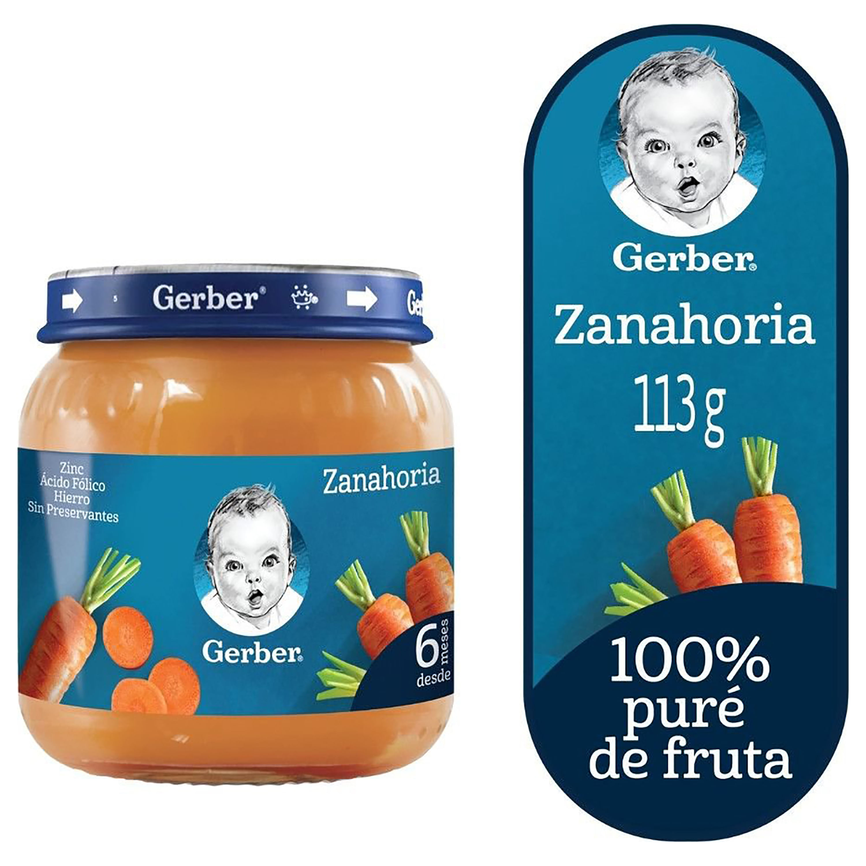 Gerber Organic Zanahoria, tomate con Pavo 190gr .Nestle