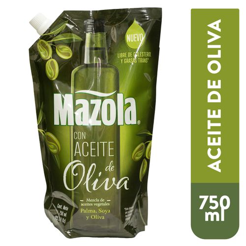 Aceite Mazola Con Oliva 750 Ml