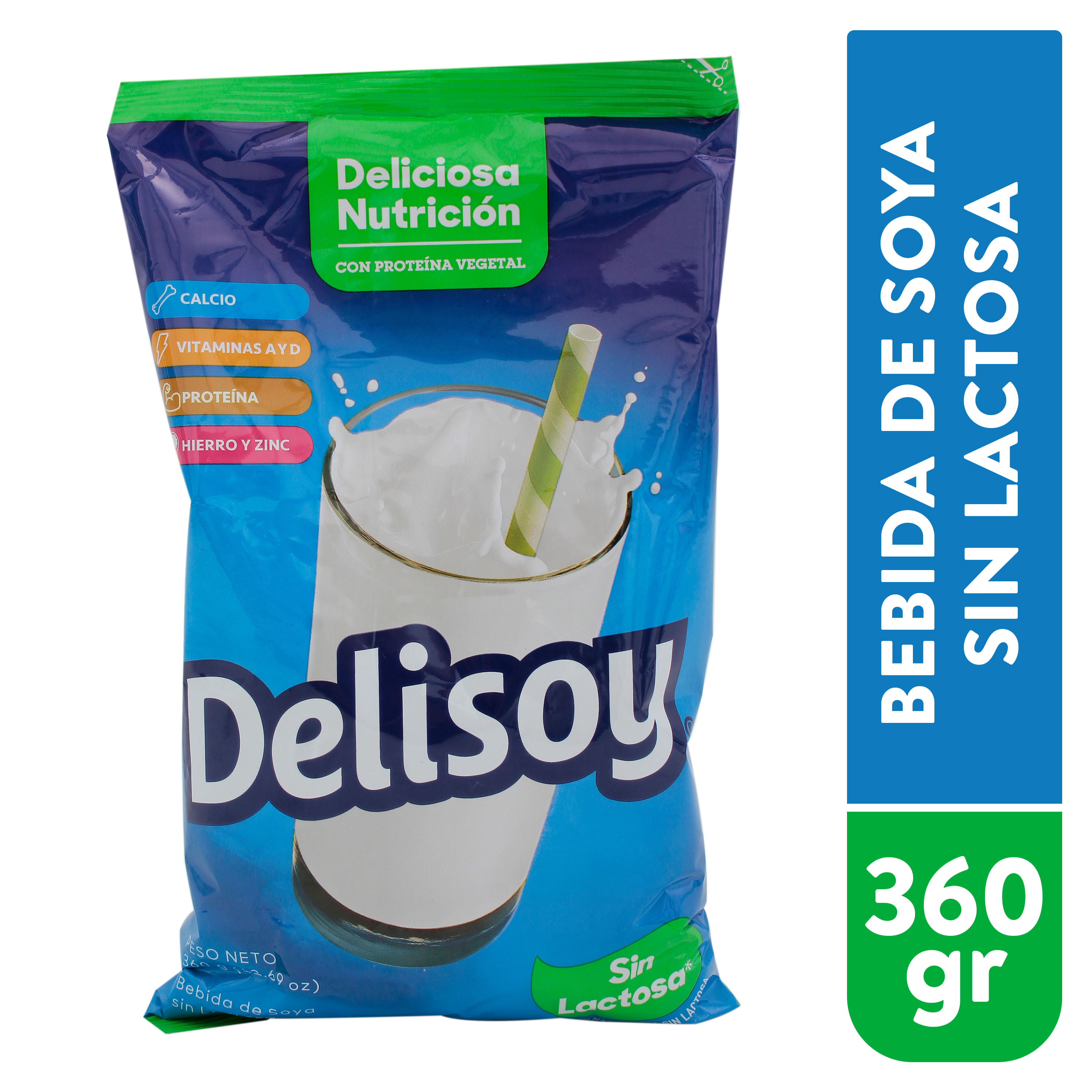 Comprar Delisoya Sin Lactosa Bolsa - 360gr