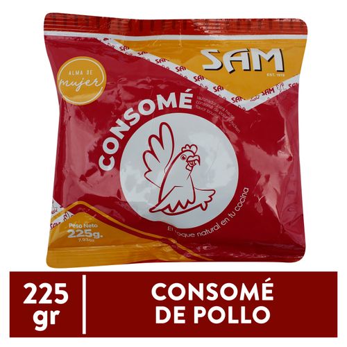 Consome De Pollo Sam Bolsa 225gr