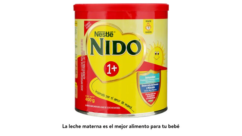 Comprar Nestlé® NIDO® 1+ Protección® Alimento Complementario a Base de  Leche Instantánea Lata 400g