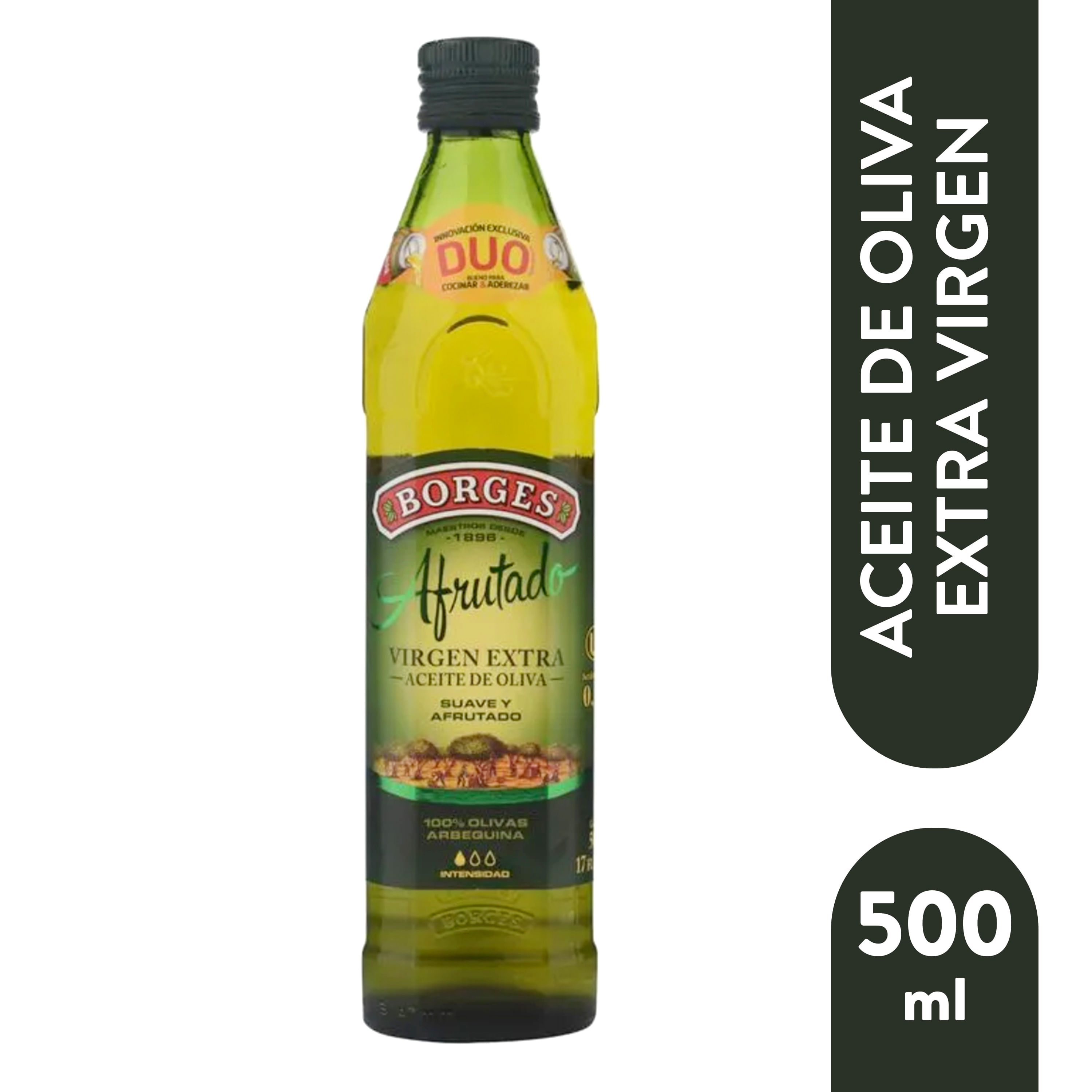 Aceite de oliva suave BORGES, botella 1 litro