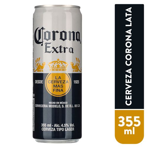 Cerveza Corona Lata 355 Ml