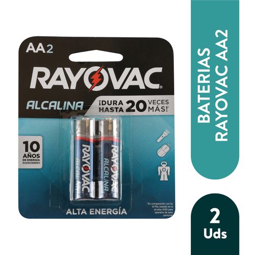 Caja X 12 Blister Pilas Grandes D2 Alcalinas Rayovac 813-2