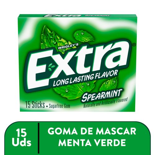 Goma de Mascar Extra sabor Hierbabuena - 15 Unidades