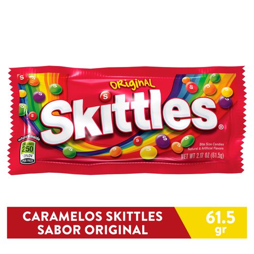 Dulce Skittles Original Bolsa - 61.5gr