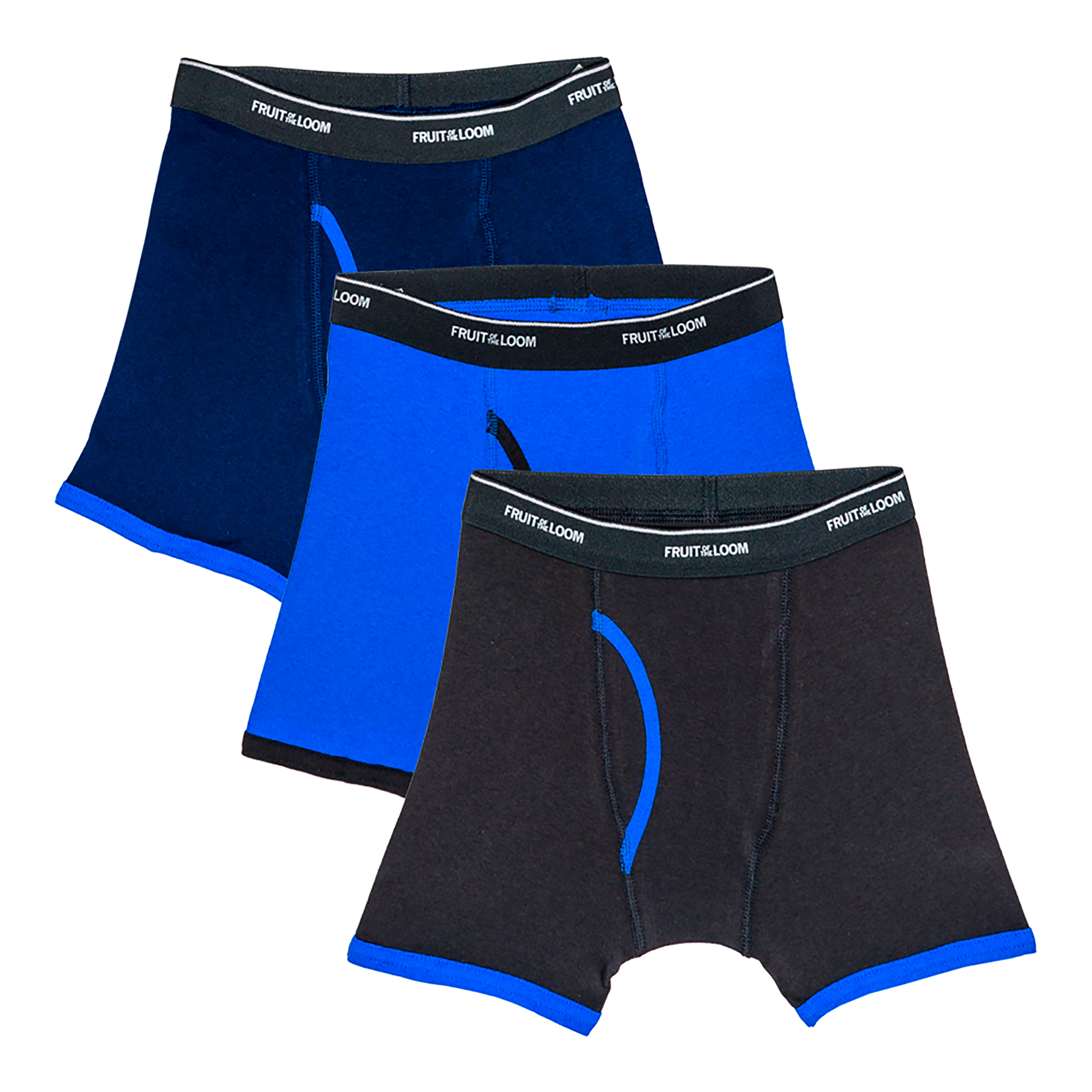 Pack de 3 calzoncillos bóxer - Azul oscuro/Navidad - NIÑOS