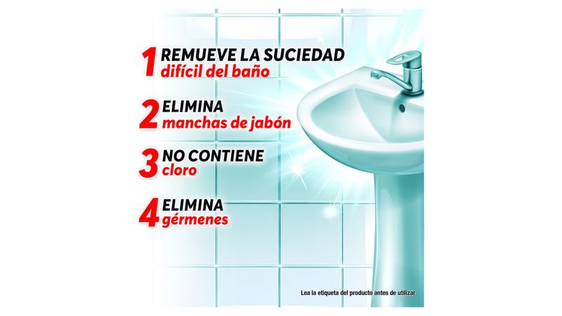 Limpiador líquido para baño Harpic anti hongos con cloro 650 ml