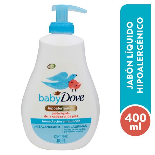 Jabón Dove Baby  Liquido Hidratante-200ml