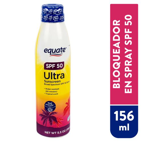 Bloqueador Equate Spray Spf 50 156ml