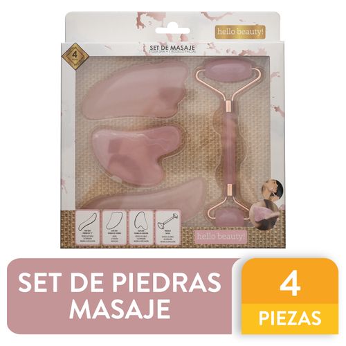 Set de Piedras Equate 3 piezas Guantes Rodillas Color Rosa