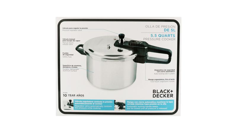 Comprar Olla De Presion Black & Decker- 5 Lt