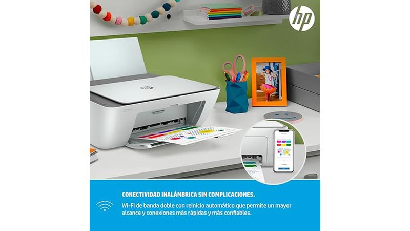 Impresora multifuncional HP Advantage 2775 Inkjet Wi-Fi Blanco y