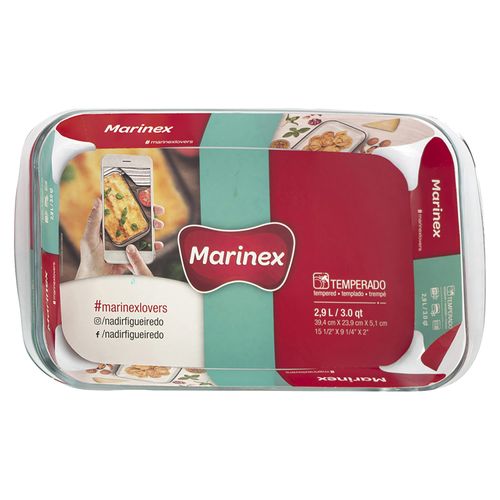 Refractario Marinex Rectangular Grd 39cm X 23cm - 2.9Lt