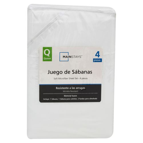 Juego De 4 Piezas Tamanio Queen De Micro