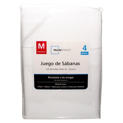 Juego De 4 Piezas Tamanio Individual De