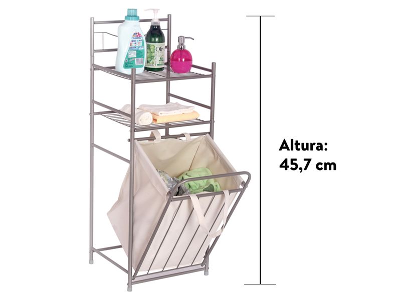 Organizador-Mainstays-Hamper-Silver-5-6672