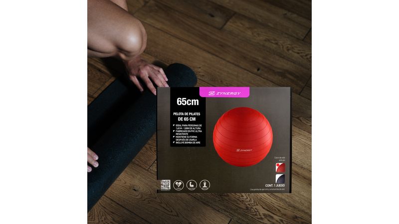 Pelota Pilates / Rehabilitación 65 cm + Inflador – Gosport