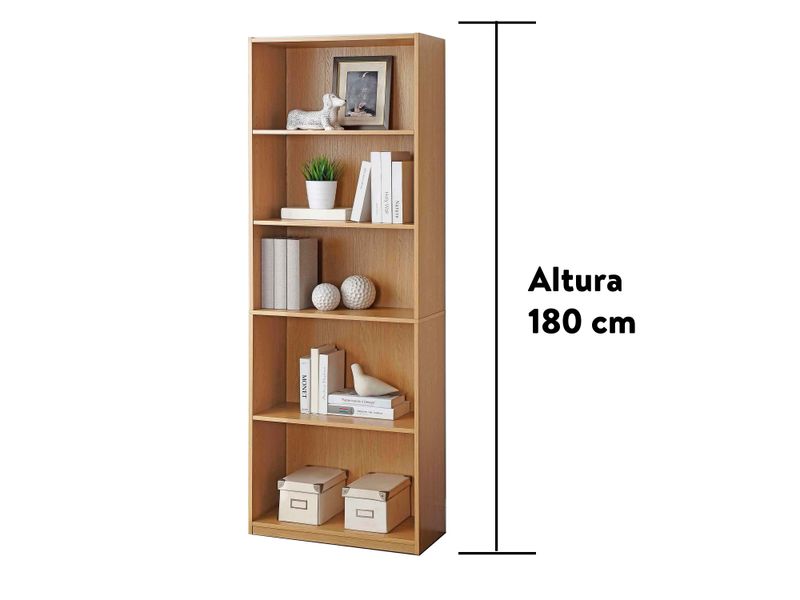 Librer-a-Mainstays-5-Estantes-Roble-4-7394